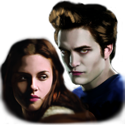 Bella and Edward Icon 256x256 png